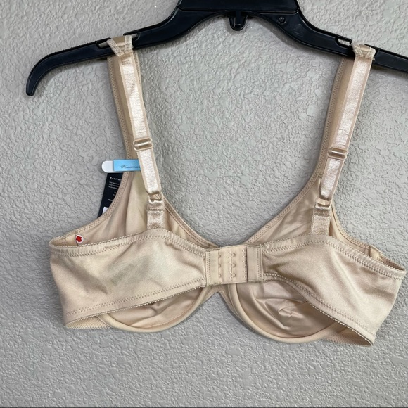 Bali Lift Live It Up Underwire Bra Smoothing Stitch Free Silky Size 38C Tan - Picture 5 of 7